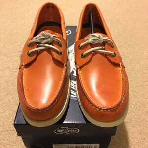 New Sperry A/O Orange, men's size US 8